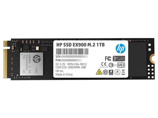 Unidad de Estado Sólido HP EX900 de 1TB, M.2 NVMe PCIe 3.0.