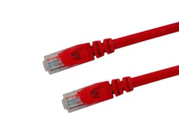 Cable de Red Enson PRO-II P6009R, RJ45 Cat6, longitud 0.9m. Color Rojo. - imagen 1