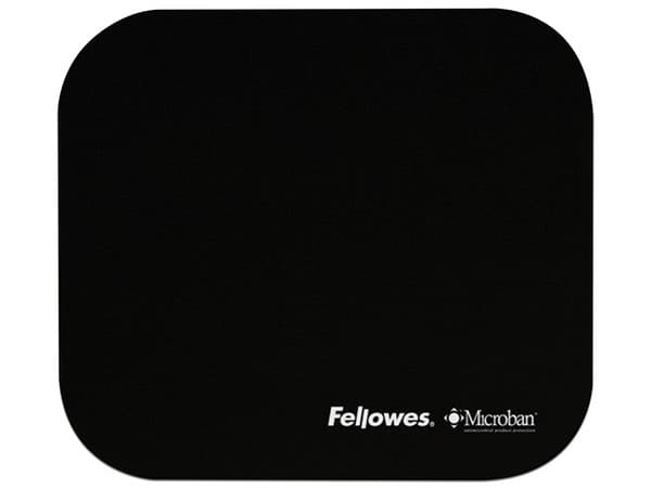 Mouse Pad Fellowes de Caucho. Color Negro.