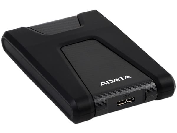 Disco Duro Portátil ADATA HD650 de 2 TB, USB 3.0, Color Negro.