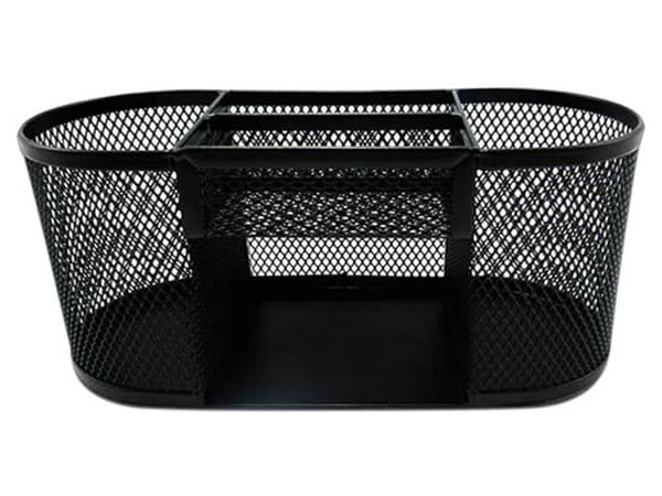 Organizador de malla metálica Nextep con 5 secciones. Paquete con 2 piezas.