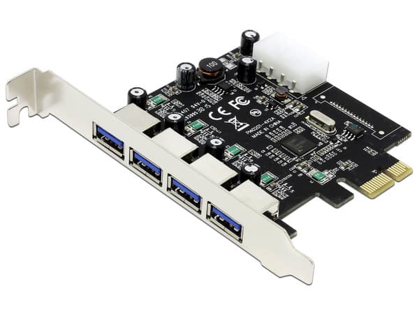 Tarjeta Manhattan de 4 puertos USB, Súper Velocidad PCI Express.