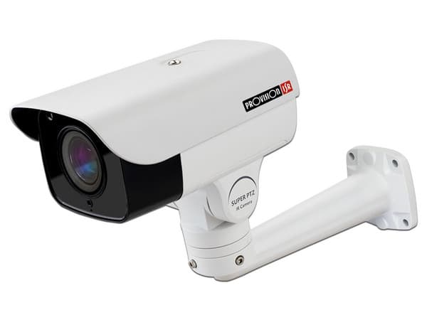Cámara IP tipo bala Provision I10PT-330IPX20 de 3MP, rotación panorámica de 360 grados, zoom óptico x20, IR hasta 100m, PTZ.