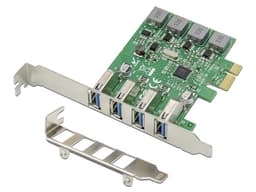 Tarjeta adaptadora X-Media XM-PEX-U304S de hasta 5 Gbps con 4 puertos USB 3.0, PCI Express. - imagen 3
