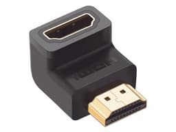 Adaptador UGREEN HDMI de 90 grados (M-H), Color Negro. - imagen 1
