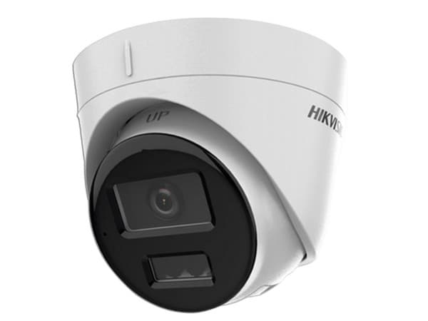 Cámara de Vigilancia tipo Domo Hikvision DS-2CD1323G2-LIUF de 2MP (1920 x 1080), IR hasta 30m, Luz blanca hasta 20m, Micrófono integrado, IP67.