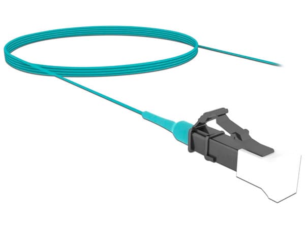 Cable de Fibra Óptica Pigtail Commscope Multimodo de 3 Metros, LC/UPC, Color Aqua.