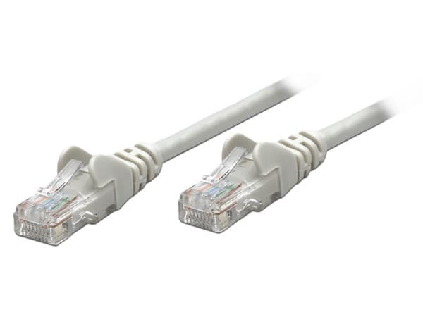Cable de red Manhattan RJ45 Cat5e de RJ45 a RJ45 (M-M) de 2m. Color Gris.