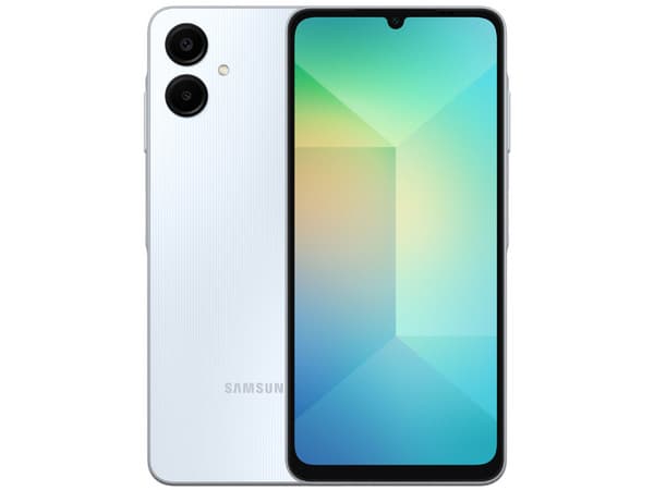 Smartphone Samsung Galaxy A06: Procesador Octa-Core (hasta 2.0 GHz), Memoria RAM de 4GB, Almacenamiento de 128GB, Pantalla LED Multi-Touch de 6.6" HD+,Bluetooth, Wi-Fi, Cámara principal de 50MP, Android 14. Color Azul.