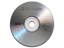 CD-R Verbatim, 700MB, 52x, 1 torre con 100 piezas. - imagen 2