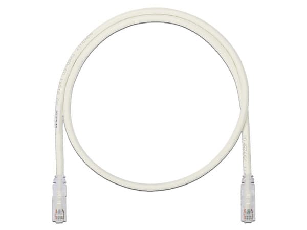 Cable Panduit Cat6A UTP de 1.5m, RJ45. Color Blanco.