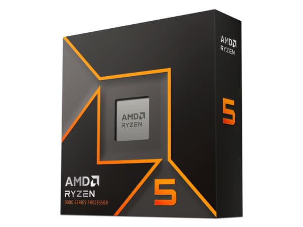 Procesador AMD Ryzen 5 9600X de Novena Generación, 3.9 GHz (hasta 5.4 GHz), Socket AM5, Caché 32MB, Six-Core, Zen 5, 65W.