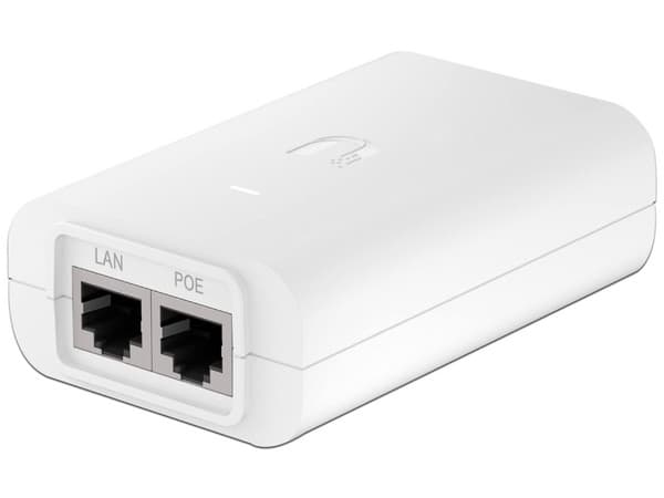 Inyector de corriente Ubiquiti Networks POE-24-7W-G-WH de 2 puertos Ethernet, PoE.