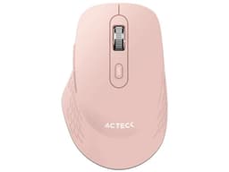 Mouse Inalámbrico Acteck Optimize Flow MI480, hasta 1600 dpi, 2.4 GHz, 6 Botones, 2 Baterías AAA Incluida, Color Rosa. - imagen 1