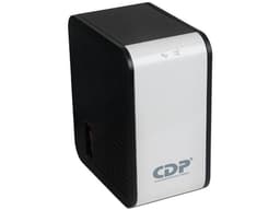 Regulador CDP R2C-AVR1008 de 1000VA / 500W con 8 Tomas NEMA 5-15R, AVR automático, Protección sobrecarga, Indicadores LED. Color Negro/Blanco. - imagen 1