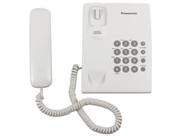 Teléfono Alámbrico Panasonic KX-TS500, Básico, una Linea, sin Memorias, Color Blanco. - imagen 3