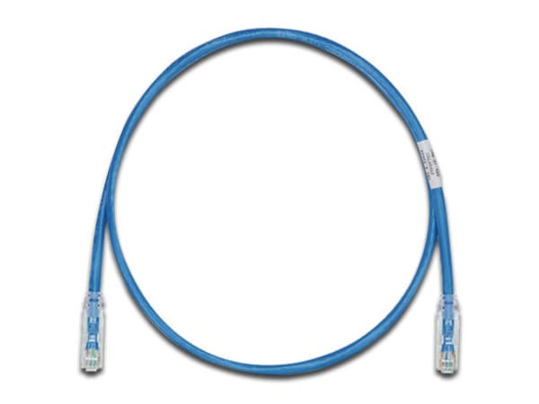 Cable de red UTP de parcheo Panduit, Cat6, RJ-45 Macho / RJ-45 Macho, 1.52 m. Color azul.