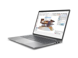 Workstation HP ZBook 8 G1i: 
Procesador Intel Core Ultra 7 255H (hasta 5.1 GHz), 
Memoria de 16GB DDR5, 
SSD de 512GB, 
Pantalla de 14" LED, 
Multi-Touch, Video NVIDIA RTX 500 Ada, 
S.O. Windows 11 Pro (64 Bits). - imagen 3