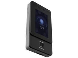 Terminal Hikvision Min Moe de reconocimiento facial y huella con lector MIFARE, exterior IP65, Hasta 1.5 mts en lectura de rostro, Soporta P2P, 1,500 Rostros, 3,000 huellas, Salida 12 Vcd para chapa, PoE. - imagen 2