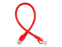 Cable de Parcheo Enson P6003R, Cat6, UTP RJ-45 (M-M), Calibre 24AWG, 30cm. Color Rojo. - imagen 1