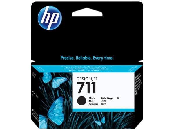 Cartucho de Tinta HP 711 Negro, Modelo: CZ129A.