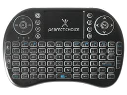 Mini teclado inalámbrico Perfect Choice con touchpad, USB. Color Negro. - imagen 1