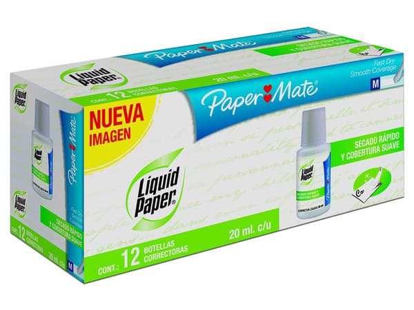 CORRECTOR PAPERMATE LIQUIDO CAJA C/12