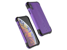 Funda protectora de uso rudo Ballistic Tough Jacket para iPhone X / Xs. Color Morado. - imagen 3
