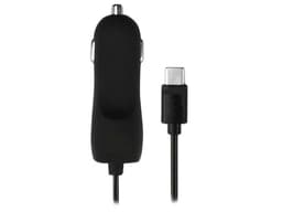 Cargador para Auto Avivo con USB-C 2.4A y USB 1A. Color Negro. - imagen 1