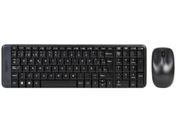 Kit de Teclado y Mouse Inalámbricos Logitech Wireless Combo MK220, Receptor USB. Color Negro. - imagen 1