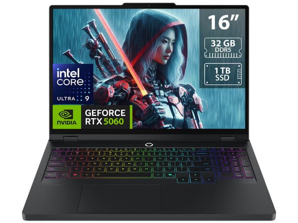 Laptop Gamer Lenovo Legion 5 16IAX10:CPU Intel Core Ultra 9 275HX (hasta 5.4 GHz),Memoria 32GB DDR5,SSD 1TB,Pantalla de 16" IPS WQXGA (2560x1600), 240Hz,NVIDIA GeForce RTX 5060 8GB GDDR7,S.O. Windows 11 Home,Teclado Retroiluminado en Inglés