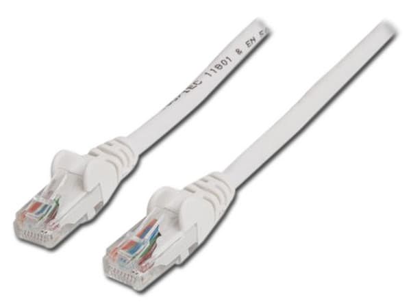 Cable Patch Intellinet Cat6 UTP, 50cm. Color Blanco