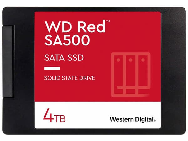 Unidad de Estado Sólido Western Digital Red SA500 NAS de 4TB, 2.5" SATA III (6GB/s).