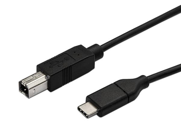 Cable Adaptador StarTech USB Tipo C a USB B, 3 m.