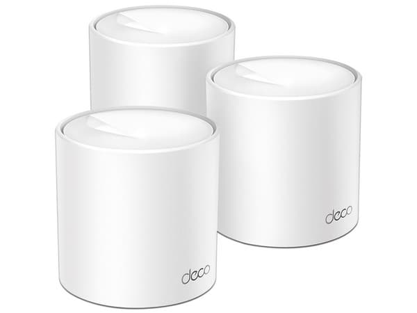 Sistema de Wi-Fi en Malla TP-Link Deco X10 de Doble banda, Wireless AX (Wi-Fi 6), hasta 1500Mbps, 2 puertos WAN/LAN Gigabit Ethernet por unidad. (Paquete de 3)