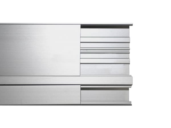 Canaleta de aluminio THORSMAN INKA-140, 140 x 41 tramo 3m.