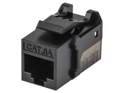 Modulo Jack Keystone Intellinet 772327, RJ45, Cat6, Color Negro. - imagen 1