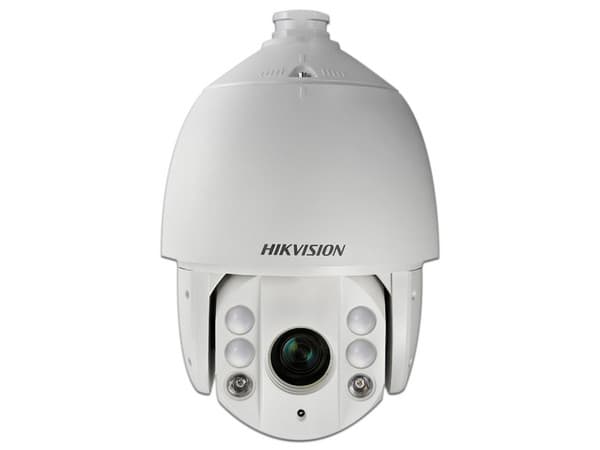 Cámara de Vigilancia PTZ Tipo Domo Hikvision DS-2AE7225TI-A(D) de 2MP (1920 x 1080), Lente 4.8 a 120 mm, IR Hasta 150m, Color Blanco.