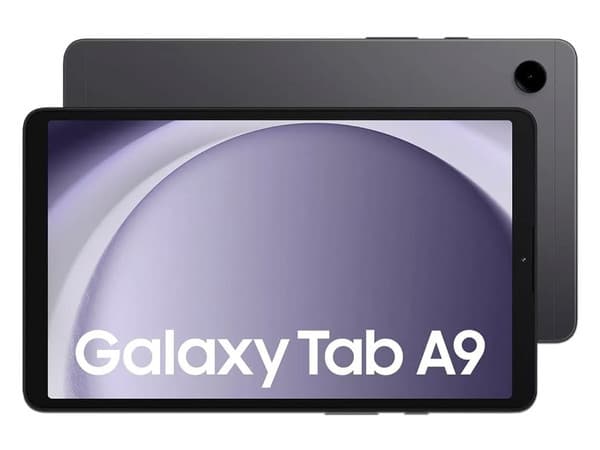 Tablet Samsung Galaxy Tab A9:Procesador Octa Core (hasta 2.2GHz),Memoria RAM de 8GB, Almacenamiento de 128GB,Pantalla LED Multi Touch de 8.7" HD (1340x800),Cámara Principal de 8MP,Wi-Fi 5, Bluetooth,Android 13. Color Gris.3 años de garantía