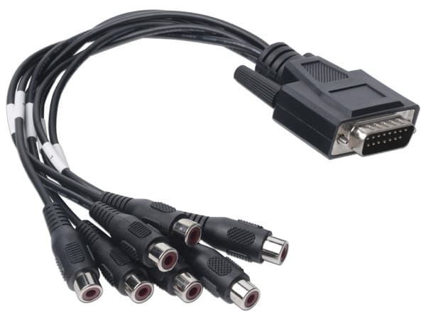 Adaptador de 7 entradas de Audio para DVRs epcom y HIKVISION.