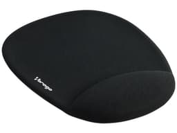 Mouse Pad Vorago MP-100 con reposa muñecas de Gel, Color Negro. - imagen 1