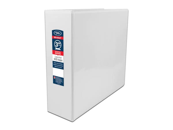 Carpeta ACCO P4397, 3 Herrajes en O de 3 Pulgadas, Tamaño Carta, Color Blanco.