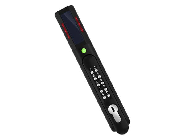 Chapa de Seguridad Panduit SmartZone ACF06 para Gabinetes Panduit, Lector de Tarjetas de Frecuencia Dual (125 kHz y 13.56 MHz), Teclado de Autenticación y Sensor de Humedad Integrado.