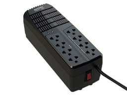 Regulador de Voltaje EPCOM EPL1000AVR, 1000VA/ 500W, 8 Tomacorrientes, Color Negro. - imagen 1