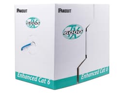 Bobina de Cable Panduit Cat6 (UTP) caja con 305 m, 23 AWG, Azul, Certificado CMR (Riser). - imagen 2