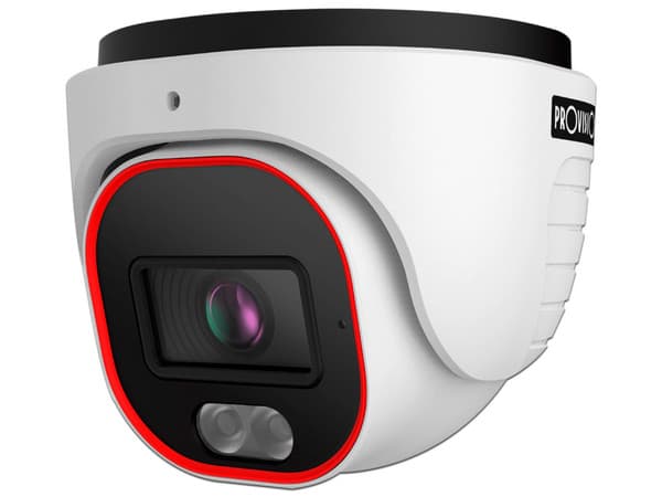 Cámara de vigilancia Tipo Domo Provision ISR de 2MP, 1980 x 1080, IR hasta 25m, PoE.