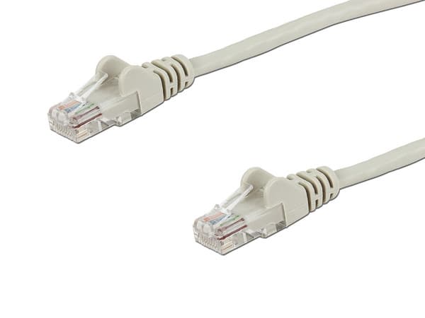 Cable de red, Cat5e, UTP, RJ-45 (M-M), 15.2m, Gris.