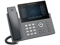 Teléfono IP profesional de 12 líneas Grandstream GRP2670, 6 cuentas SIP, Wi-Fi integrado, soporte Bluetooth, Fuente de alimentación universal. - imagen 2