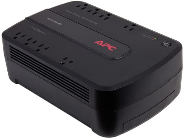 Back-UPS APC BE650G1-LM de 650VA (390WATTS) con 8 contactos NEMA 5-15R, USB.