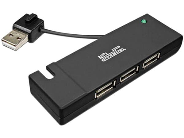 Hub USB Klip Xtreme de 4 Puertos (Convierte 1 puerto USB en 4).